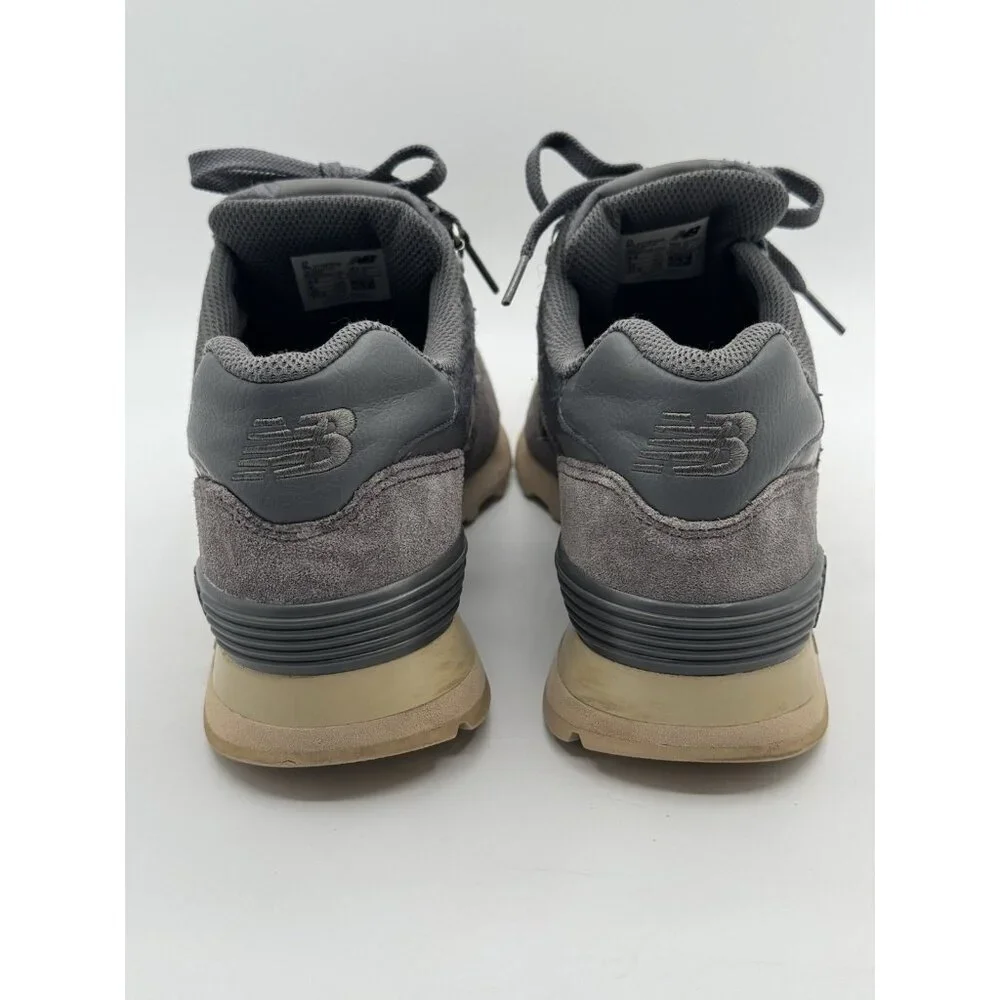 New Balance 574 ML574PKQ Men's Grey Beige Suede Size 9.5 - Picture 3 of 10
